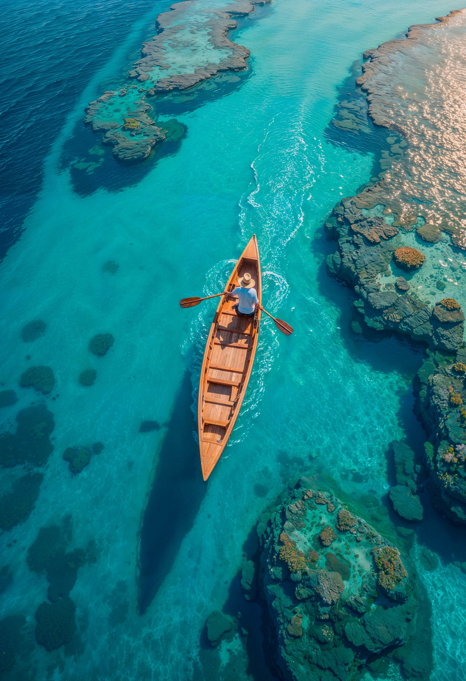 canoe-turquoise-water-paradise